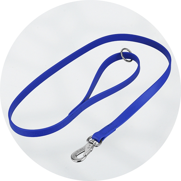 Herm Sprenger Blue Biothane and Stainless Steel Dog Lead 1.2m