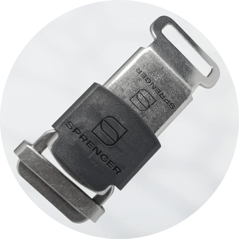 Herm Sprenger Stainless Steel ClicLock Buckle with Slide