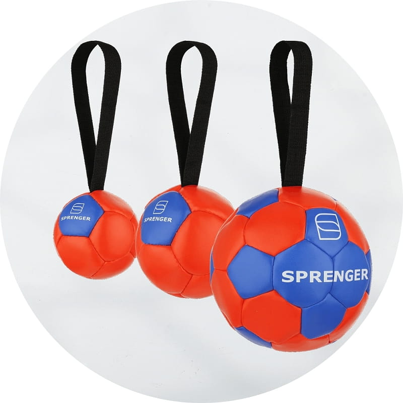 Herm Sprenger PU Play Ball with Handle